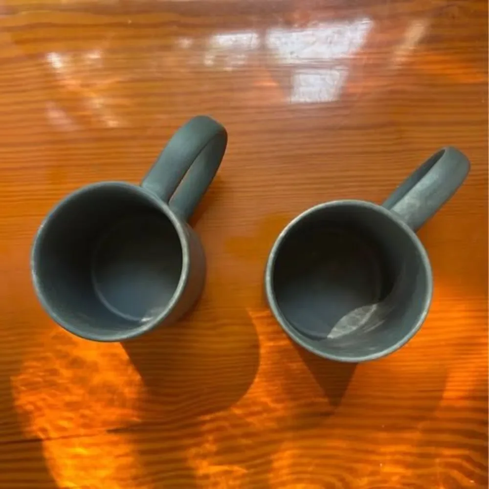 TWO Espresso cups by ￼UK-based studio potter Matthew Warner